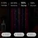 XiDi Dream Star Blackout Curtains for Kids Rooms Girl Princess Curtain for Daughter Bedroom Window (Grey Pink Purple, W34 X L63)