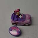 Disney Junior Minnie Mouse Roadster RC Car with Polka Dots, 27 MHz, Pink with White Polka Dots, Standard (97161)