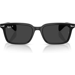 Ray-Ban unisex-adult Rb2234 Brunel, 6 mm, Black/Black Polarized