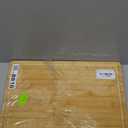 Large Bamboo Wood Cutting Boards for Kitchen, 1" Thick Charcuterie Boards, Butcher Block with Juice Grooves & Handles (Natural)