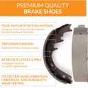 Rear Drum Ceramic Brake Shoes Set Replacement For Toyota Camry Highlander Avalon Lexus ES300 ES350