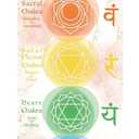 Hanging Poster Canvas Wall Art Banner for Meditation 7 Chakras Yoga Painting | Wall Hanging Tapestry Decoration Black and White | 33 x 135 cm (White)