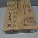 KISLANE Double Sided Storage Case for 48 Toy Cars, Matchbox Cars, Portable Transparent Storage Case with 48 Compartments, Case Only (Transparent)