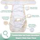 wegreeco Washable Reusable Premium Dog Diapers, Pack of 3, Small Dog Puppy & Doggy Diapers Female, Dog Period Panties Diapers Female in Heat Medium