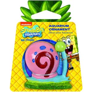 Penn-Plax Officially Licensed Spongebob Squarepants Aquarium Ornament  Gary (Mini/Small Size)  Perfect for Freshwater and Saltwater Tanks