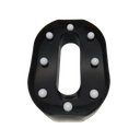 Decorative LED Illuminated Letter Marquee Sign - Alphabet Marquee Letters with Lights For Wedding Birthday Party Christmas Night Light Lamp Home Bar Decoration O, Black