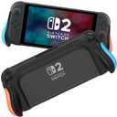 Dockable Grip Case Compatible with Nintendo Switch 2, Ergonomic Handheld Protective Cover Accessories