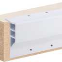 10-Pack Full Face Dock Bumpers, Heavy-Duty Marine Fender Set, Rub Rail & Piling Protection for Boats/Piers (10pcs x 19.7", White)