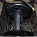 Suncast 175 ft. Wicker Style Resin Hose Hideaway with Hose Guide, Java, Mocha Brown