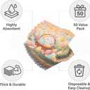 3 x ibohr 50Pcs Easter Paper Napkins, Cute Bunny & Eggs Disposable Decorative Cocktail Napkins for Elegant Easter Party Supplies, Spring Table Decorations