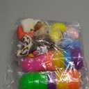 12 PCS Easter Eggs Filled with Mini Plush Animal Toys, Easter Basket Stuffers for Toddler Boys Girls, Plastic Easter Egg Filler Animal Plush Easter Gift for Kids, Easter Egg Hunt Party Favor