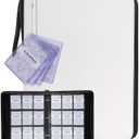 Premium 9-Pocket Card Binder 720 Capacity, Zippered Trading Card Holder for MTG, Sports & Collectible Cards  Acid-Free, Durable & Travel-Friendly Storage (White, 9 Pocket)