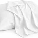 Atiksh Beddings™ 12x16 Toddler Travel Pillow Cases, Pack of 2, 100% Egyptian Cotton, 600 Thread Count, Zipper Closure, Small Pillowcase for Kids, Daycare, Preschool & Travel, White