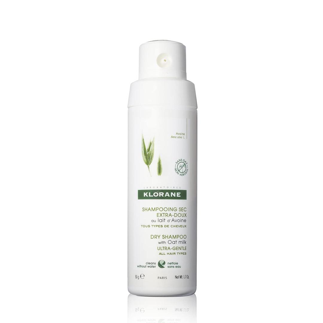 Klorane Dry Shampoo Powder with Oat Milk, Non-Aerosol Formula, Eco-friendly Loose Powder, Paraben & Sulfate-Free (1.7 Ounce (Pack of 1))