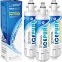 ICEPURE ADQ36006101 9690 Water Filter Replacement for LG LT700P, Kenmore Elite 46-9690 ADQ36006102, RWF1200A, CLCH106, RWF1052 LFX28968ST LFXS29626S LFXS30766S LFX31925ST LFX31945ST Refrigerator,3PACK