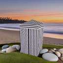 Impact 4'x4' Pop up Changing Dressing Room, Black and White, Shelter folds down to 8"x8"x47"