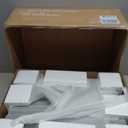 NTC Solid Oak Lux Nightstand with Drawer, Mid Century Modern Side Table Bedroom, Bedside Furniture, Night Stand, End Table, Easy Assembly - Burnt Black