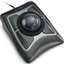 Kensington Expert Trackball Mouse (K64325), Black Silver, 5"W x 5-3/4"D x 2-1/2"H