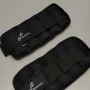 Sportneer Adjustable Ankle Weights for Women and Men 7 lbs/Pair Adjustable Leg Weights with Secure Straps, Strength Training Weighted for Yoga, Walking, Running, Aerobics, Gym, Physical Therapy (Black)