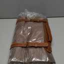 VitalCozy Waterproof Picnic Blankets 59 x 78in Outdoor Blanket Foldable 2 in 1 Double Layer Sandproof Beach Mat with Carry Strap for Camping Lawn Park Beach Grass(Coffee White)