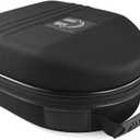Geekria Shield Case for Large-Sized Over-Ear Headphones, Replacement Protective Hard Shell Travel Carrying Bag with Cable Storage, Compatible with Audio-Technica ATH-AD990X, AKG K701 (Black)