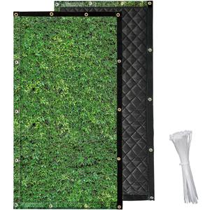 Outdoor Sound Barrier 39.37" X 83", Soundproof Blanket,Sound Blanket,Noise Barriers at Construction Sites,Air Conditioner, Stadiums and Factories Etc(1 Pack)