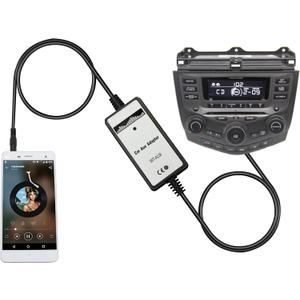 Car Audio CD to AUX Input Adapter CD Changer for Honda Accord 2003-2012, City 2002-2011, CRV 2005-2014, Civic 2006-2012, Odyssey 2005-2010, TSX 2004-2011