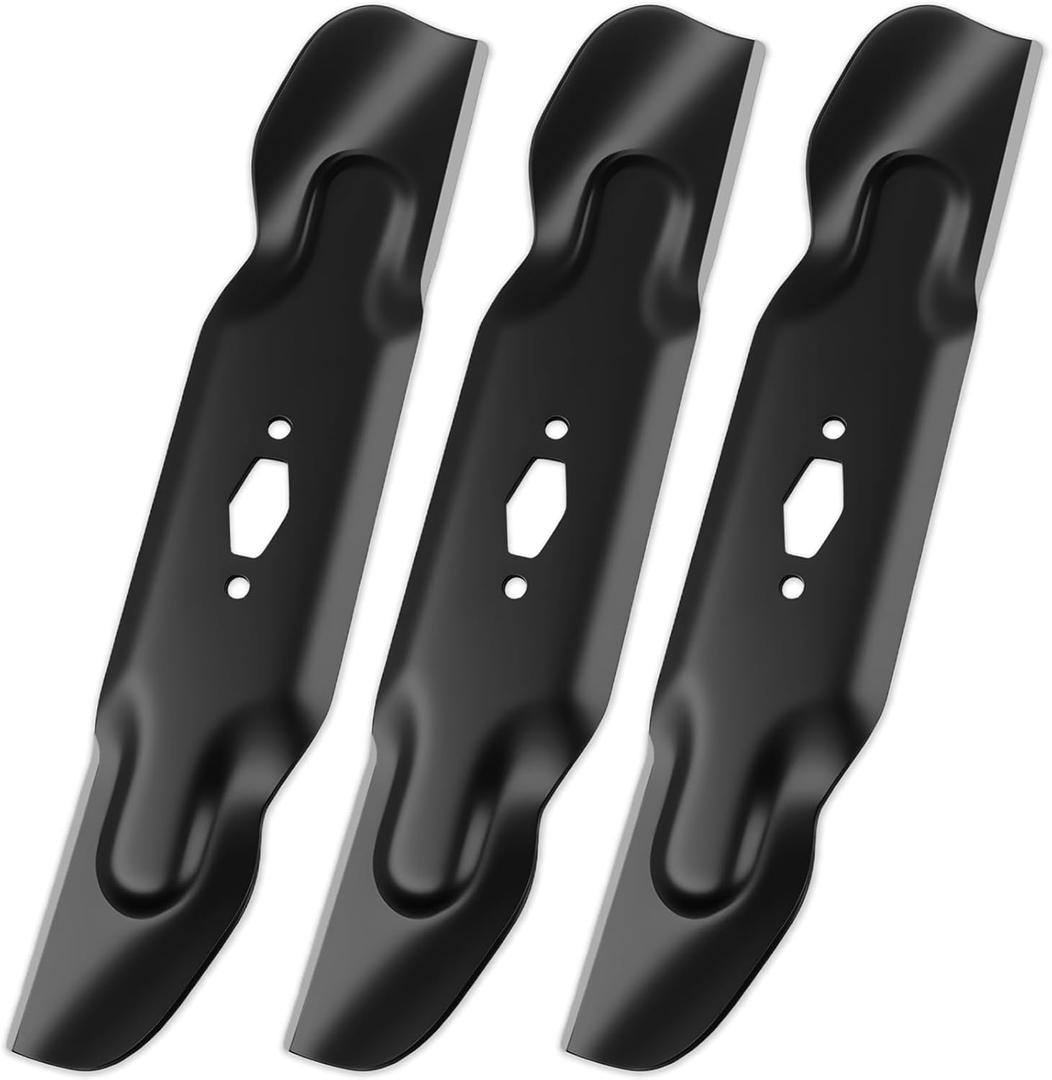 HQPASFY 742P05094 High Lift Blades Compatible with Cub Cadet Enduro XT1-LT50 Ultima ZT1-50 ZT2-50 with 50'' Deck, 490-110-C193 Lawn Mower Blades Replace for Troy Bilt/Craftsman CMXGZAM110193, 3 Pack