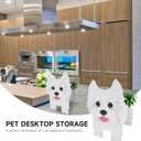 West Highland Whitebulldog Dog Plant Dog-Shaped Plant containers for Garden Decorations, Desktop Storage containers, Indoor and Outdoor planters.