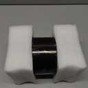 Black Ceramic Canister Set with Wooden Lid, 3-Piece Food Storage Jars for Kitchen Counter, Storage Container for Sugar, Coffee, Tea, Spice