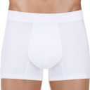 PROTECHDRY Washable & Reusable Urinary Incontinence Cotton Boxer Brief Underwear for Men, White Medium (Medium (Pack of 1))
