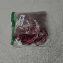 Flasoo 40 Pieces Velvet Bows for Christmas Tree, Velvet Clip on Bow Ornaments for Christmas Decorations(Burgundy, 5" x 7", Width of 3/8")