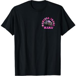 Monster Truck Mom in My Monster Truck Mama Era 2 Sided T-Shirt, Large 