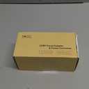 FOVAL Power Step Down 220V to 110V Travel Voltage Converter International Power Adapter for Hair Straightener/Curling Iron with 4-Port USB Charging US/UK/AU/EU Universal Plug Adapter (White)