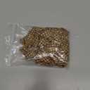 MECCANIXITY 30Pcs Mini Gingham Ribbon Bow 1.5" Checkered Fabric Satin Ribbon Bows for Craft DIY Hair Bow Sewing Wedding Birthday Party Brown and Light Yellow