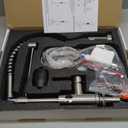 OWOFAN Touchless Kitchen Faucet with Pull Down Sprayer LED Light Single Handle Kitchen Sink Faucet Motion Sensor Smart Hands-Free, Stainless Steel Brushed Nickel 1080SN