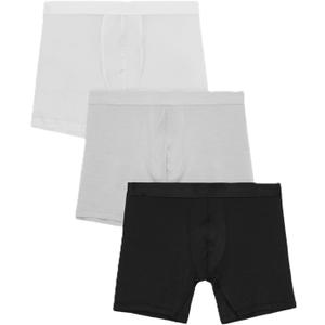 Organic Basics Men's Premium 6" Boxer Brief Underwear, XXL