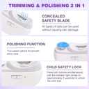 Electric Nail Clipper(White)