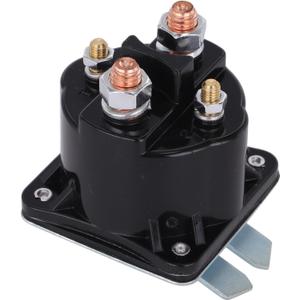 Dump Trailer Solenoid 12V 4 Terminal, Replacement for Intermittent Duty Solenoid Relay 100 AMP Replace Monarch Bucher SAZ4201GJ 07522 391-2-C 070009 190107 KTI Unit