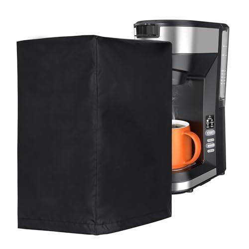 FlexiDapt Coffee Maker Cover, Universal Waterproof Shield for Countertop Appliances in Home, Garage and Office, Black