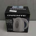 OVENTE Electric Kettle, 1.7L Fast Boiling Water Heater for Coffee or Tea, BPA Free with Water Level Gauge, Auto Shut-Off, Boil-Dry Protection, Indicator Light and Removable Filter, White KP72W