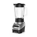 BLACK+DECKER PowerCrush Multi-Function Blender with 6-Cup Glass Jar, 4 Speed Settings, Silver