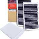 OIFILLIO Cabin Air Filter kit for Mercedes GLE350 GLS450 (2016-2019), ML350 (2012-2015), GL450 (2013-2016), GLE400 GLS550, Replace 1668300318 & 1668300218 (3-Piece Set)