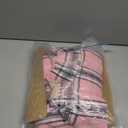 Kuoser Waterproof Dog Coat, Reversible Dog Jacket for Large Dogs, Adjustable Durable Doggie Winter Coat for Groowing Puppies Warm Puppy Cold Weather Apparel, Pink L (Large (Pack of 1))