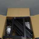 YKLSLH Over The Sink Dish Drying Rack 2 Tiers, for All Sinks (26.57"-35"),Expandable Large Capacity Sink Rack, Metal Drying Rack for Kitchen and Family Use (Black)