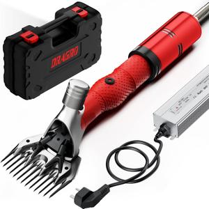 1000W Electric Sheep Shears, Professional Sheep Clippers, Animal Grooming Clippers for Horse Alpacas Goats, Farm Livestock Shearing Machine-Grooming Kit Animal Hair Cutting