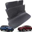 Cargo Mat Compatible with 2013-2020 Nissan Pathfinder  Infiniti QX60 JX35 Trunk Mat & 2ND+3RD Row Rear Backrest Cargo Liners (The 3RD Row Seat NOT Have The Power Return Function)