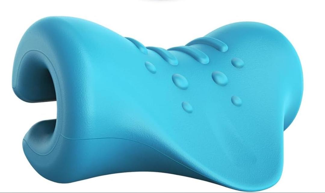 SAKIMA Neck Pain Relief Stretcher, Cervical Neck Traction Neck Stretcher Neck and Shoulder Relaxer Neck Cervical Pillow