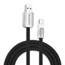 chubbycable Chubby 2.0 USB C 120W Fast Charging Cable Silicone Soft Durable USB C Cable Extra Thick Charger Cord Compatible with iPhone 17-15 Series iPad, Black, USB-A to Type-C, 19.6FT
