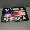 2 x No Kings in America Yard Sign, Double Sided, 12 x 18 inches, Weatherproof Corrugated Plastic with H Stakes